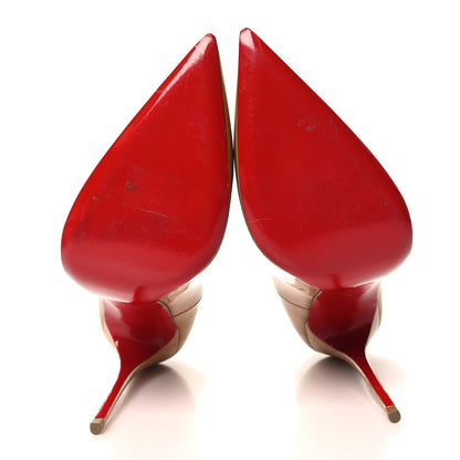 Christian Louboutin Patent So Kate 120 Pumps 39.5 Nude 5 of 8