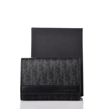 Chloe CHRISTIAN DIOR HOMME Coated Canvas Card Holder Grise 9 of 9