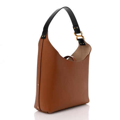 Chloe Grained Calfskin Small Marcie Hobo Bag Tan 3 of 10