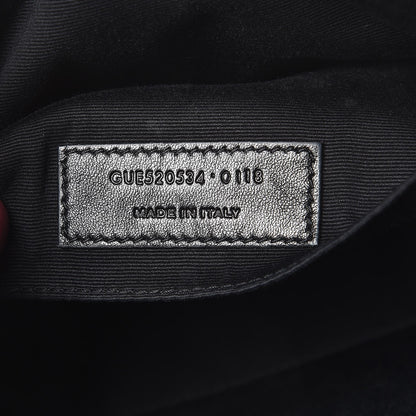 Saint Laurent Calfskin Matelasse Monogram Lou Camera Bag Black 7 of 8
