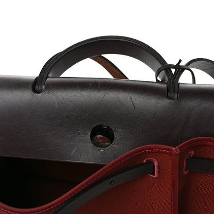 Hermes Toile Vache Hunter Herbag Zip 39 MM Rouge H Ebene 12 of 12