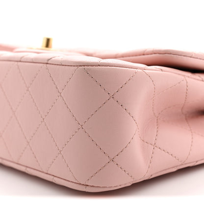 Chanel Lambskin Quilted Small Sweet Camellia Flap Light Pink 10 of 12