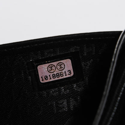 Chanel Lambskin Quilted Yen Wallet Black 8 of 8
