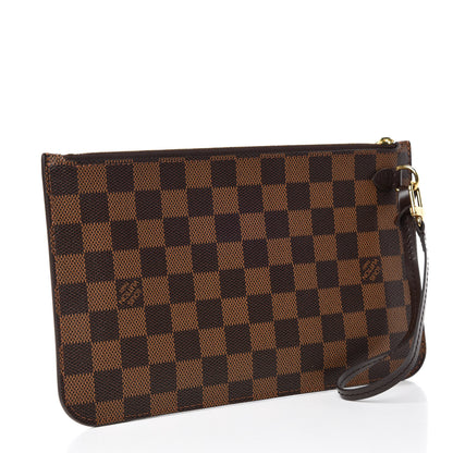 Louis Vuitton Damier Ebene Neverfull MM GM Pochette 4 of 10