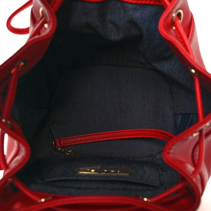 Chanel Lambskin CC Mania Backpack Red 5 of 10
