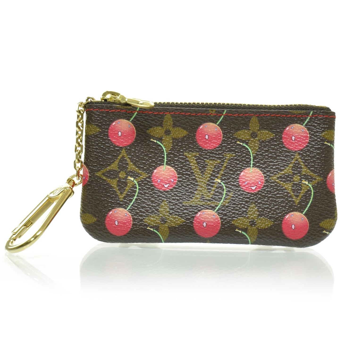 Monogram Cerises Key Pouch
