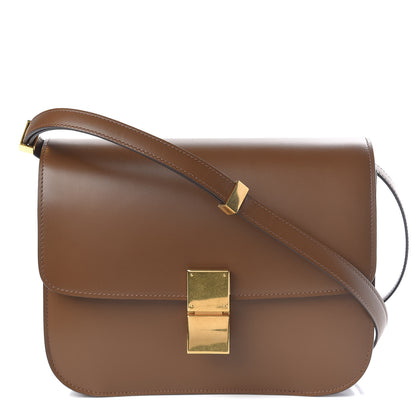 Celine Box Calfskin Medium Classic Box Flap Bag Camel 1 of 10