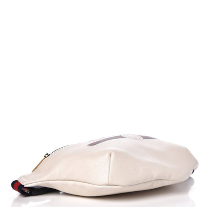 Gucci Grained Calfskin Logo Belt Bag White 4 of 9