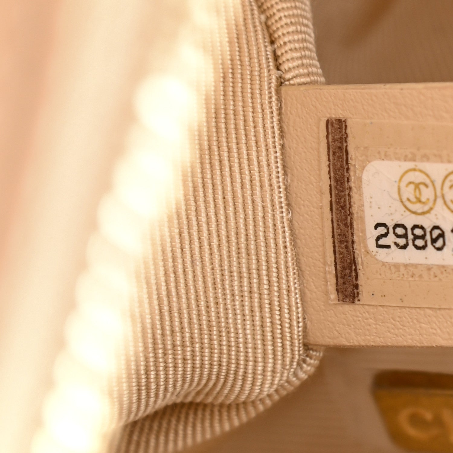 Chanel Calfskin Quilted Enchained Camera Case Bag Beige 7 of 8