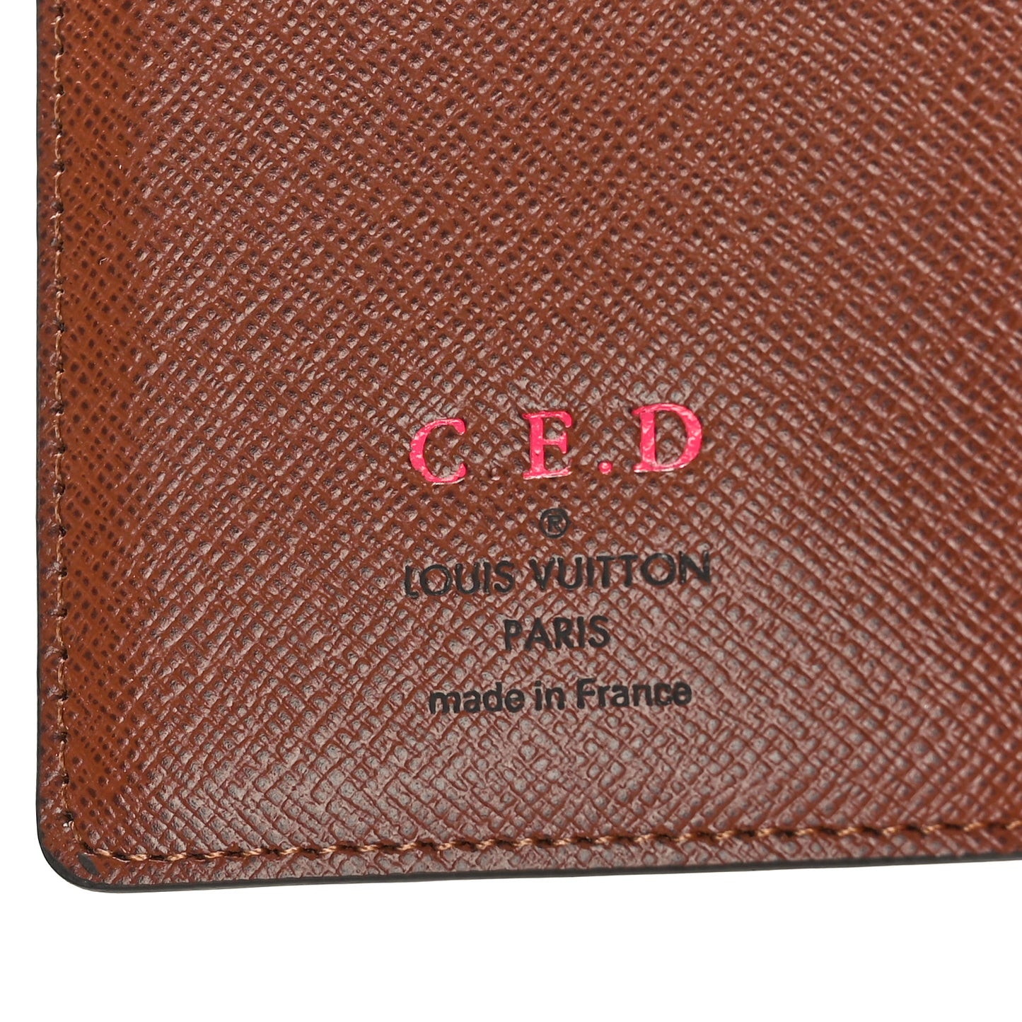 Monogram Pocket Agenda Cover