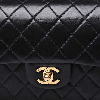 Chanel Lambskin Quilted Small Double Flap Black 17 of 18