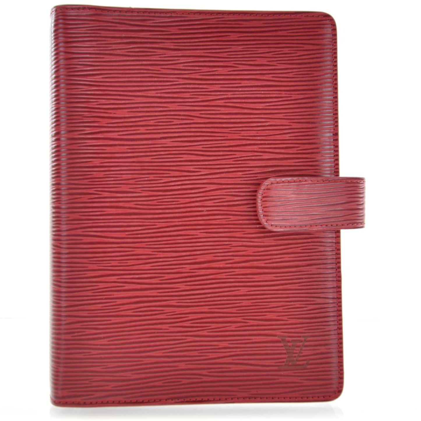 Epi Medium Ring Agenda Cover Red