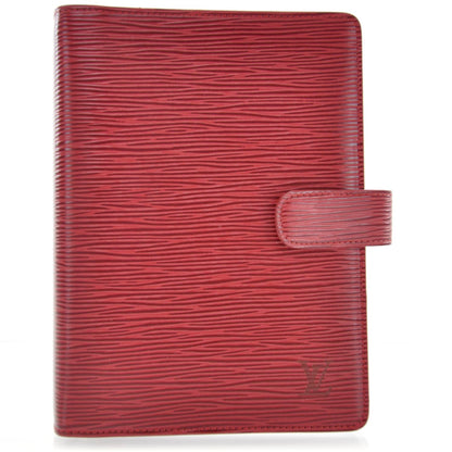 Louis Vuitton Epi Medium Ring Agenda Cover Red 1 of 7