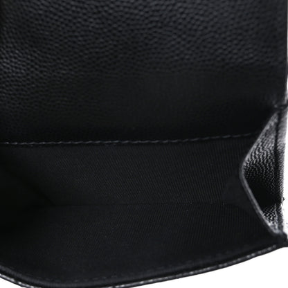 Chanel Caviar Quilted Double Flap Wallet Black 5 of 7