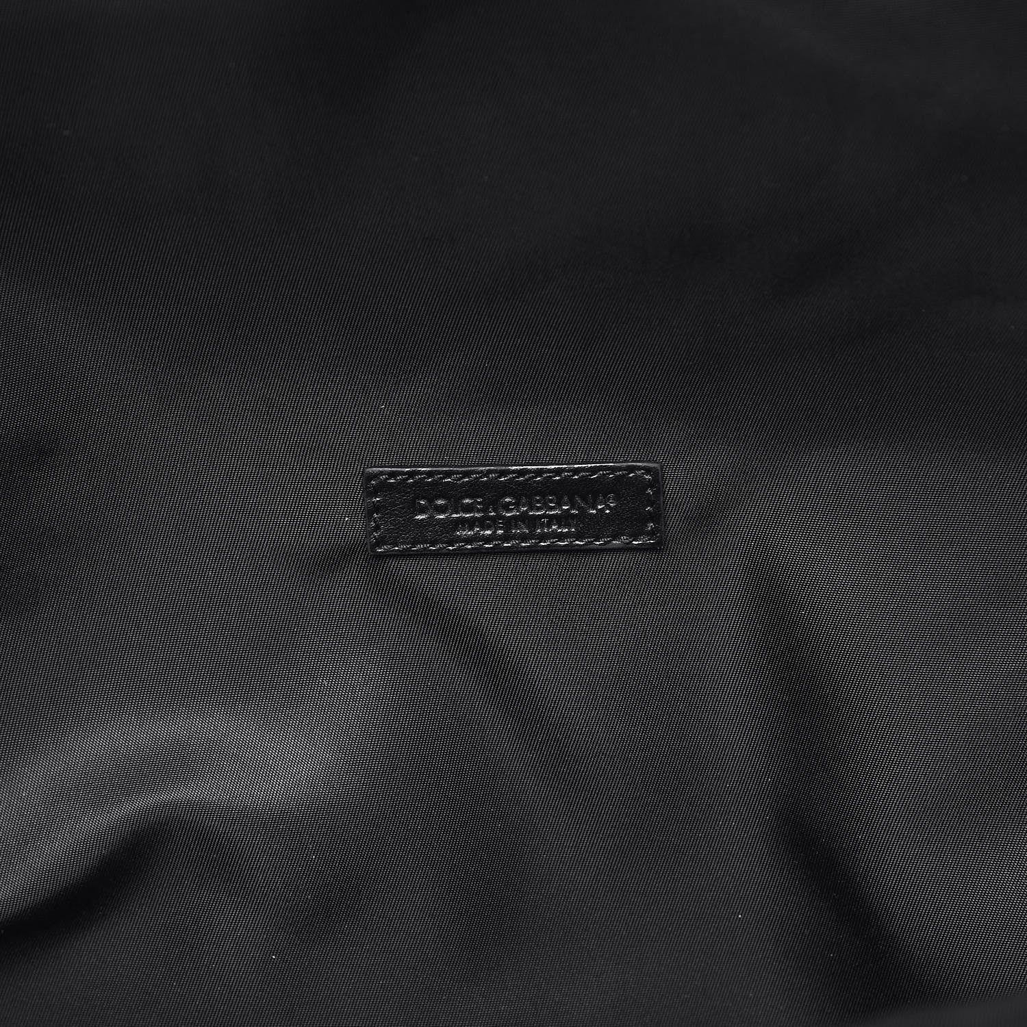 Dolce & Gabbana Calfskin Coated Canvas Vulcano Backpack Black 7 of 7