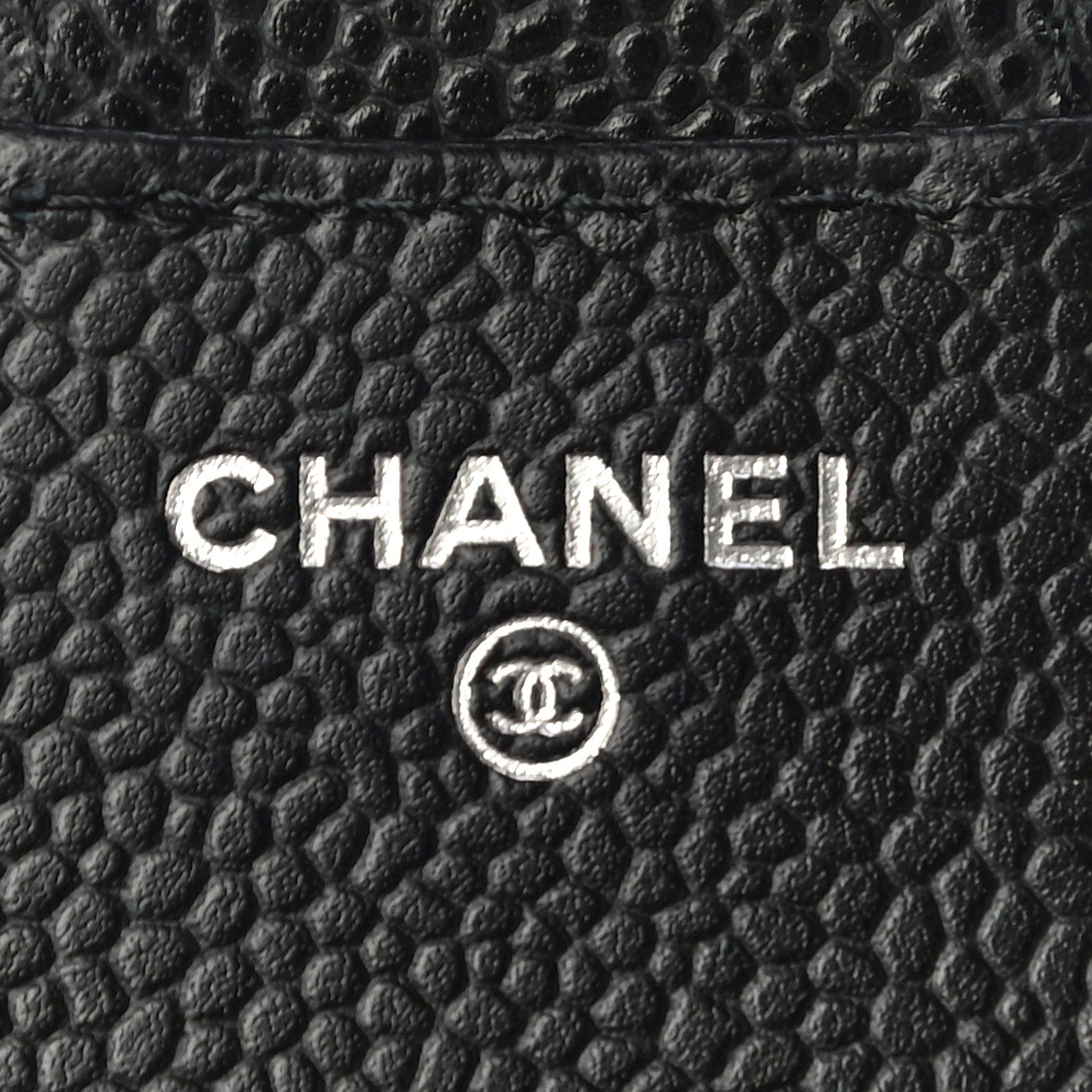 Chanel Caviar Quilted Compact Flap Wallet Black 6 of 12