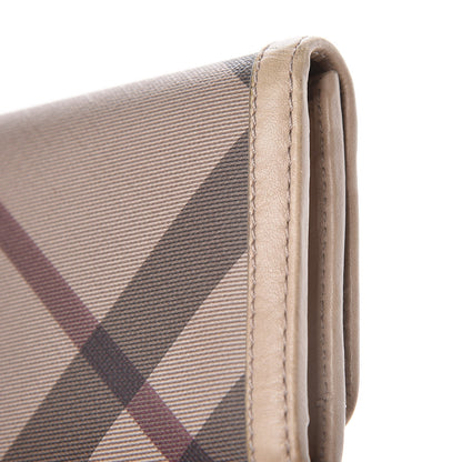 Burberry Smoked Check Continental Wallet Trench 10 of 12