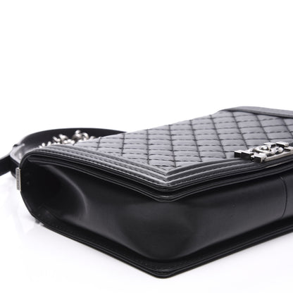 Chanel Calfskin Quilted Large Boy Flap Black 8 of 10