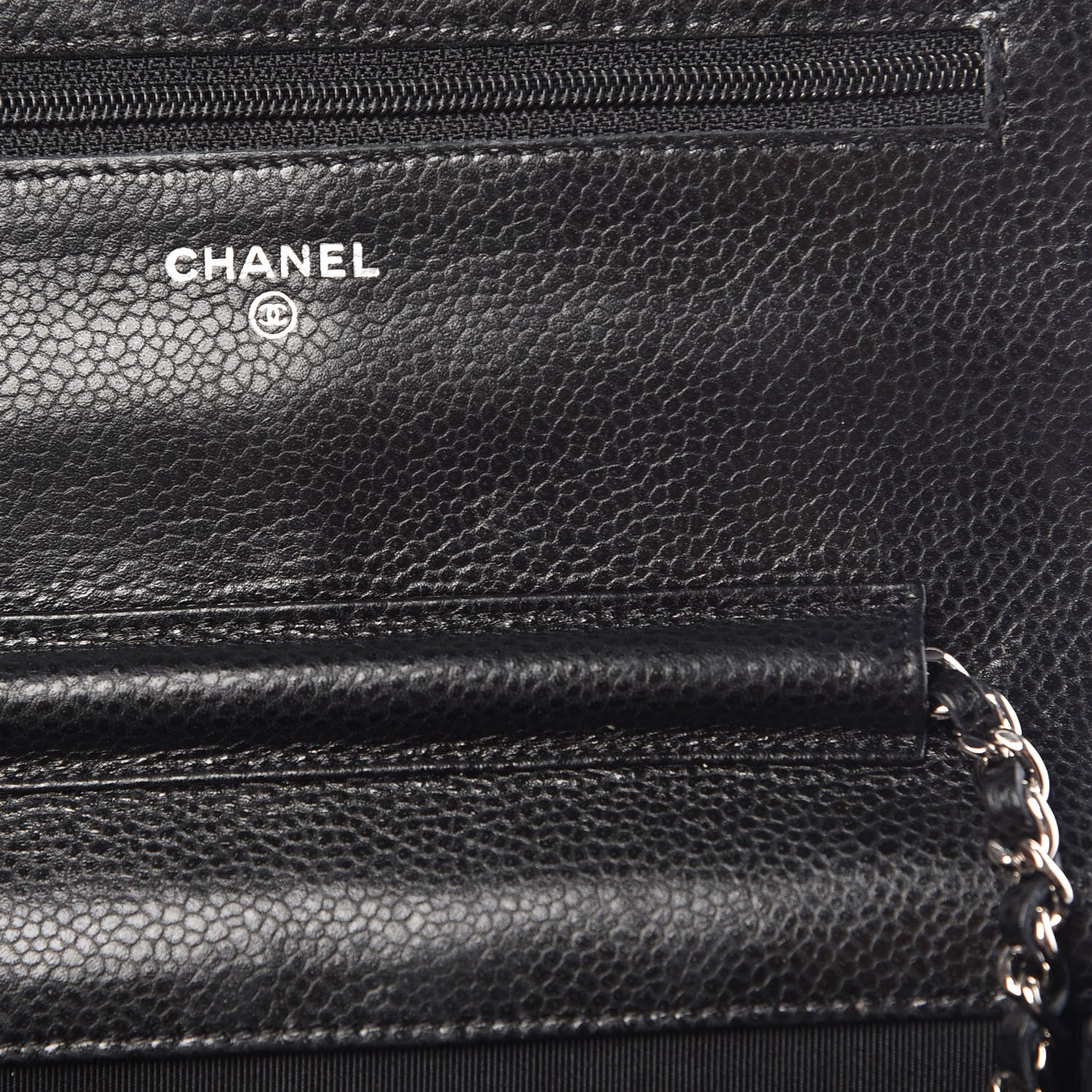 Chanel Caviar Quilted Wallet On Chain WOC Black 9 of 11