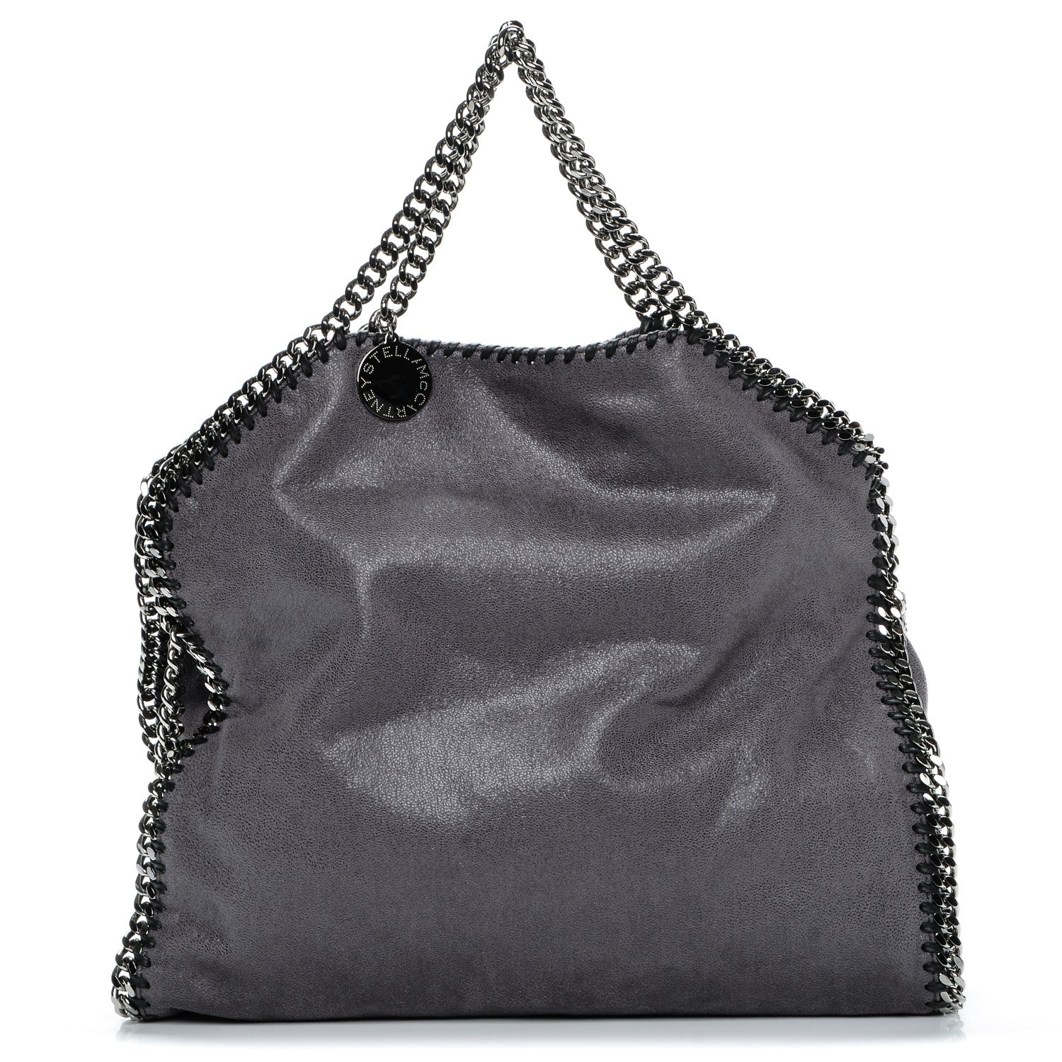 Stella McCartney Shaggy Deer Falabella Fold Over Tote Grey 1 of 6