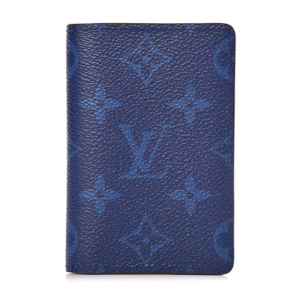 Louis Vuitton Monogram Taiga Pocket Organizer Cobalt 1 of 8