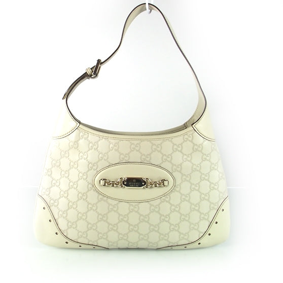 Guccissima Punch Hobo Ivory