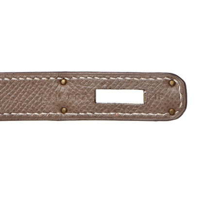 Hermes Epsom Kelly Sellier 32 Etoupe 11 of 34