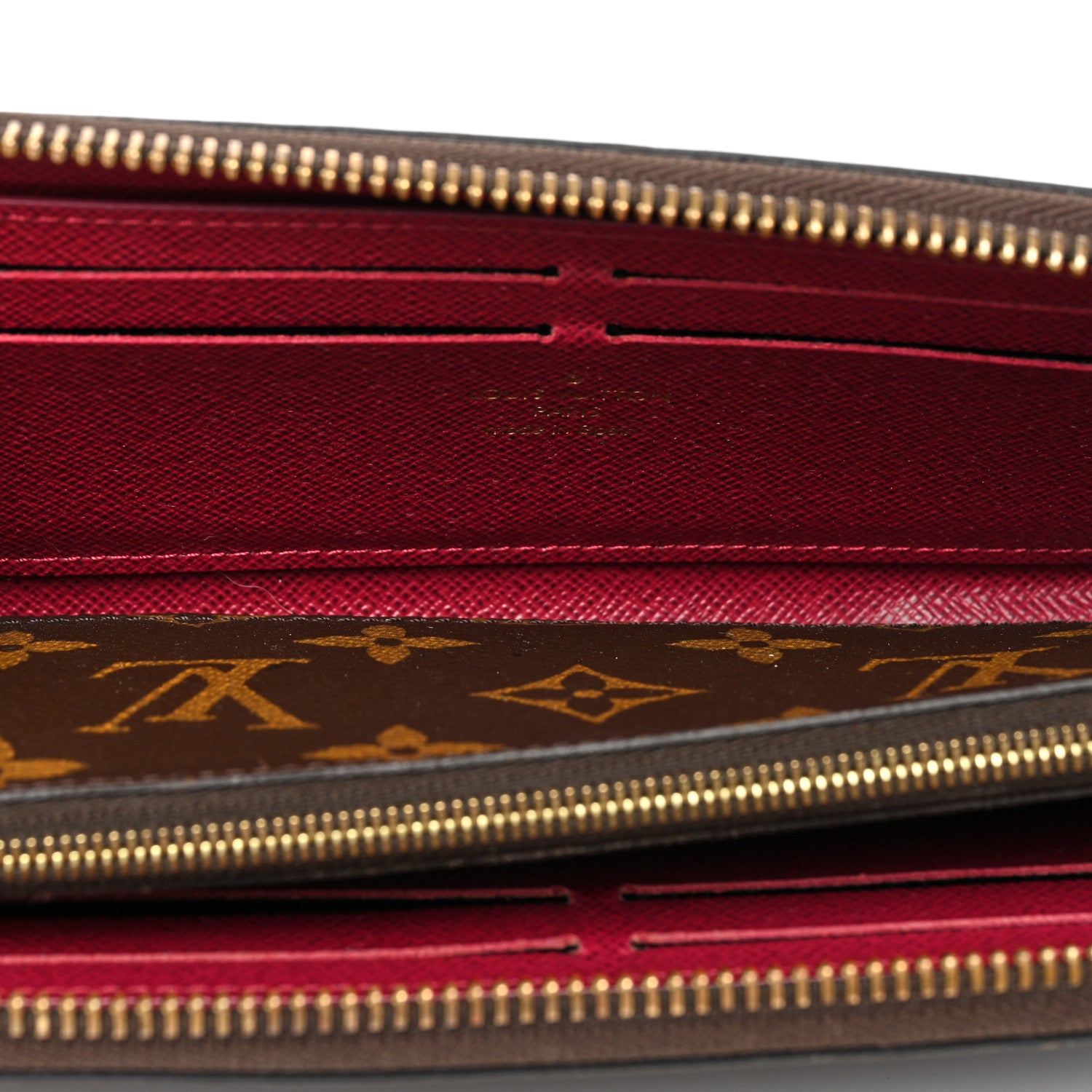 Louis Vuitton Monogram Clemence Wallet Fuchsia 6 of 8