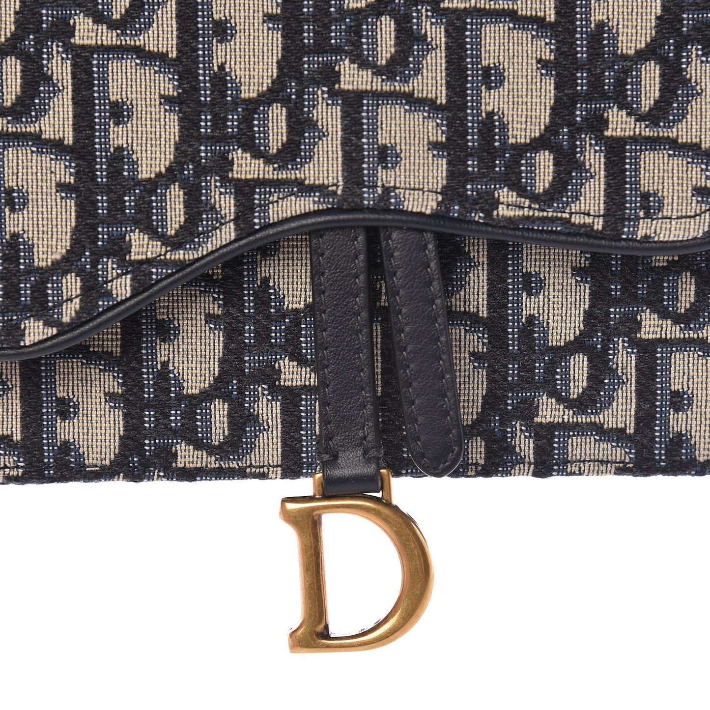 Oblique Saddle Belt Bag Blue
