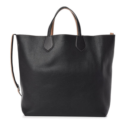Gucci Cellarius Calfskin Bi-Color Medium Ramble Reversible Tote Black Camelia 4 of 16
