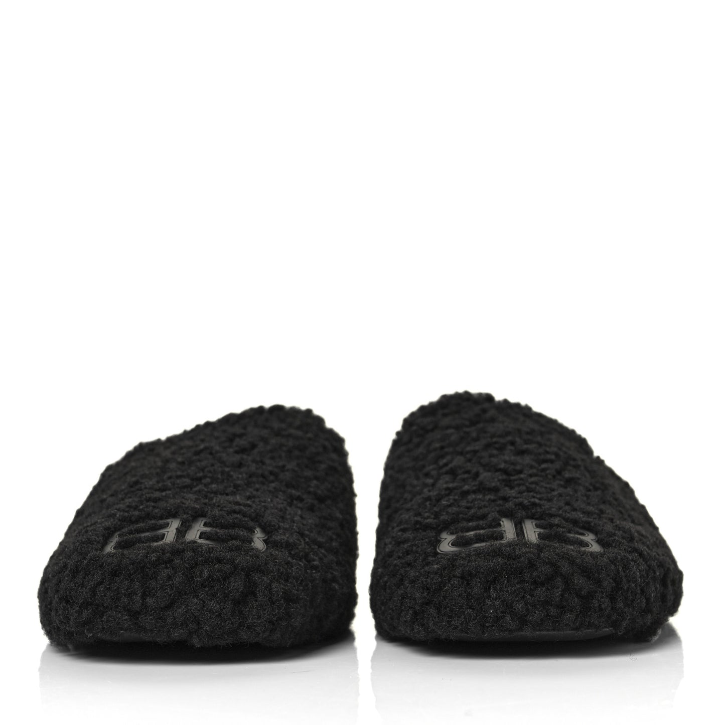 Faux Shearling Cosy BB Mules 39.5 Black