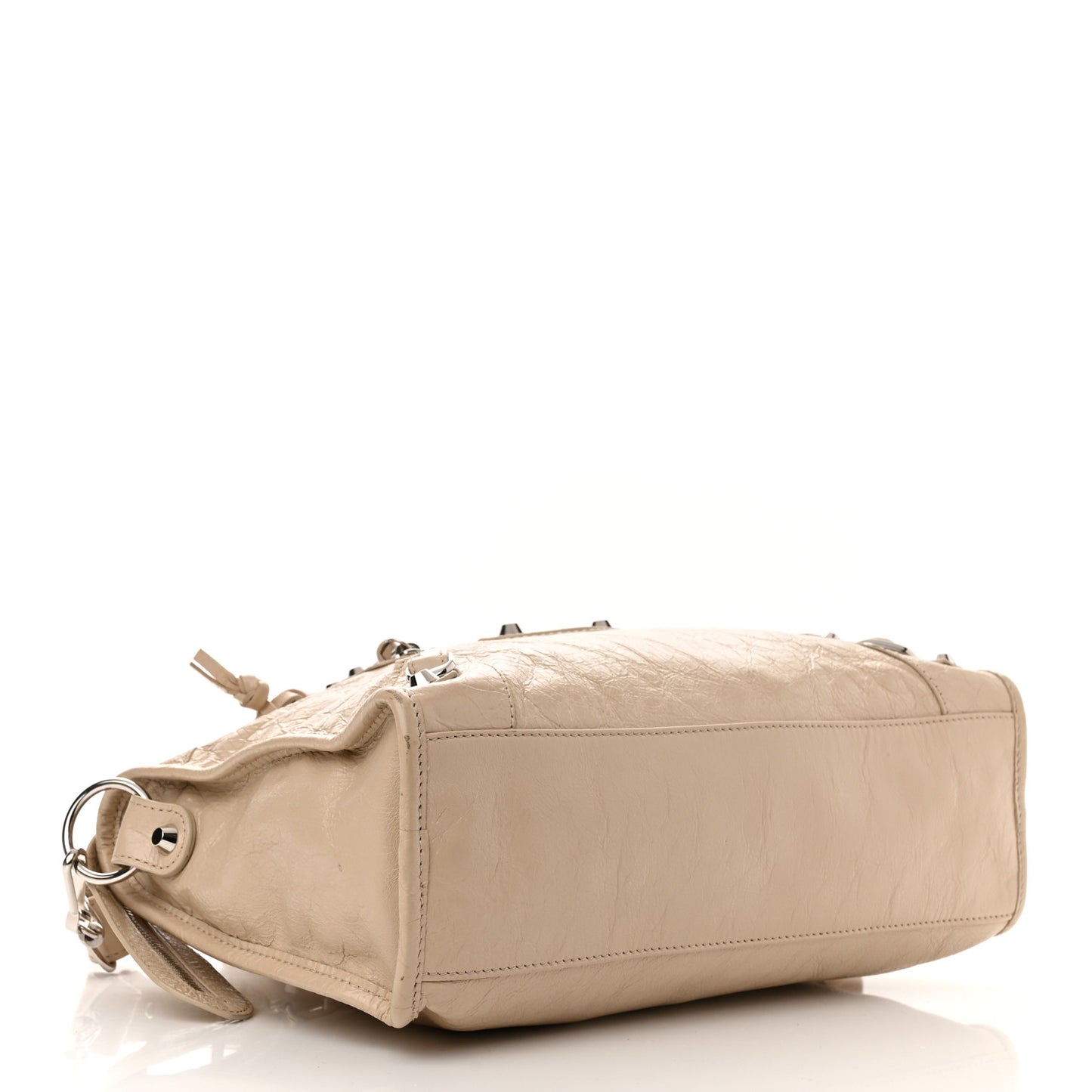 Agneau Classic Silver Hardware S City Beige Tapioca
