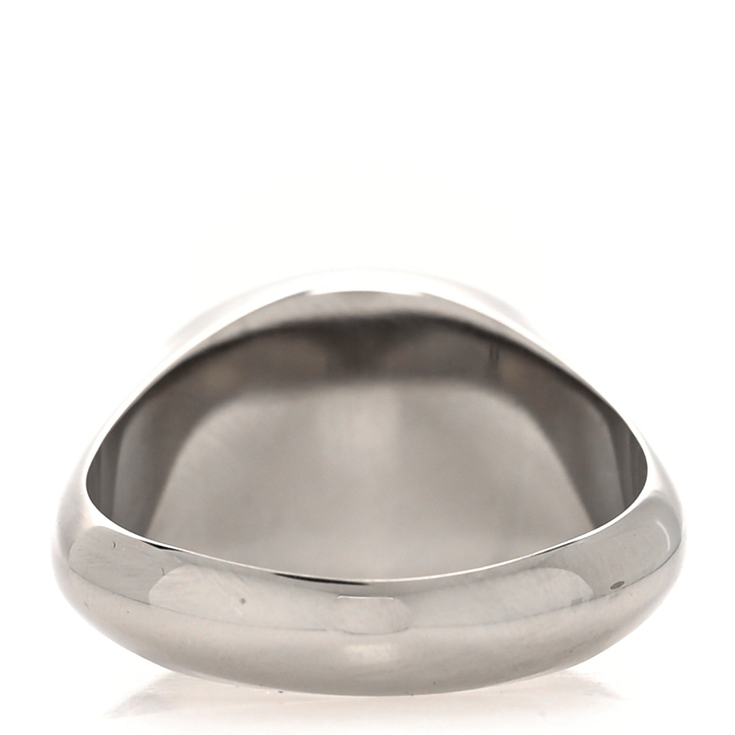 Metal Signature Ring L Silver