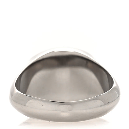 Fendi Metal Signature Ring L Silver 3 of 4
