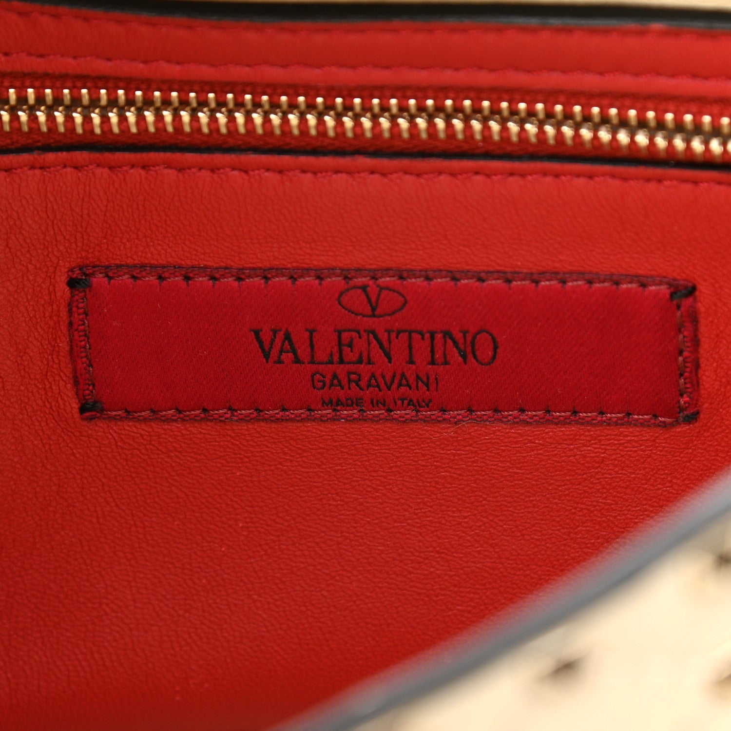 Valentino Garavani Nappa Medium Rockstud Spike Shoulder Bag Light Ivory 6 of 13