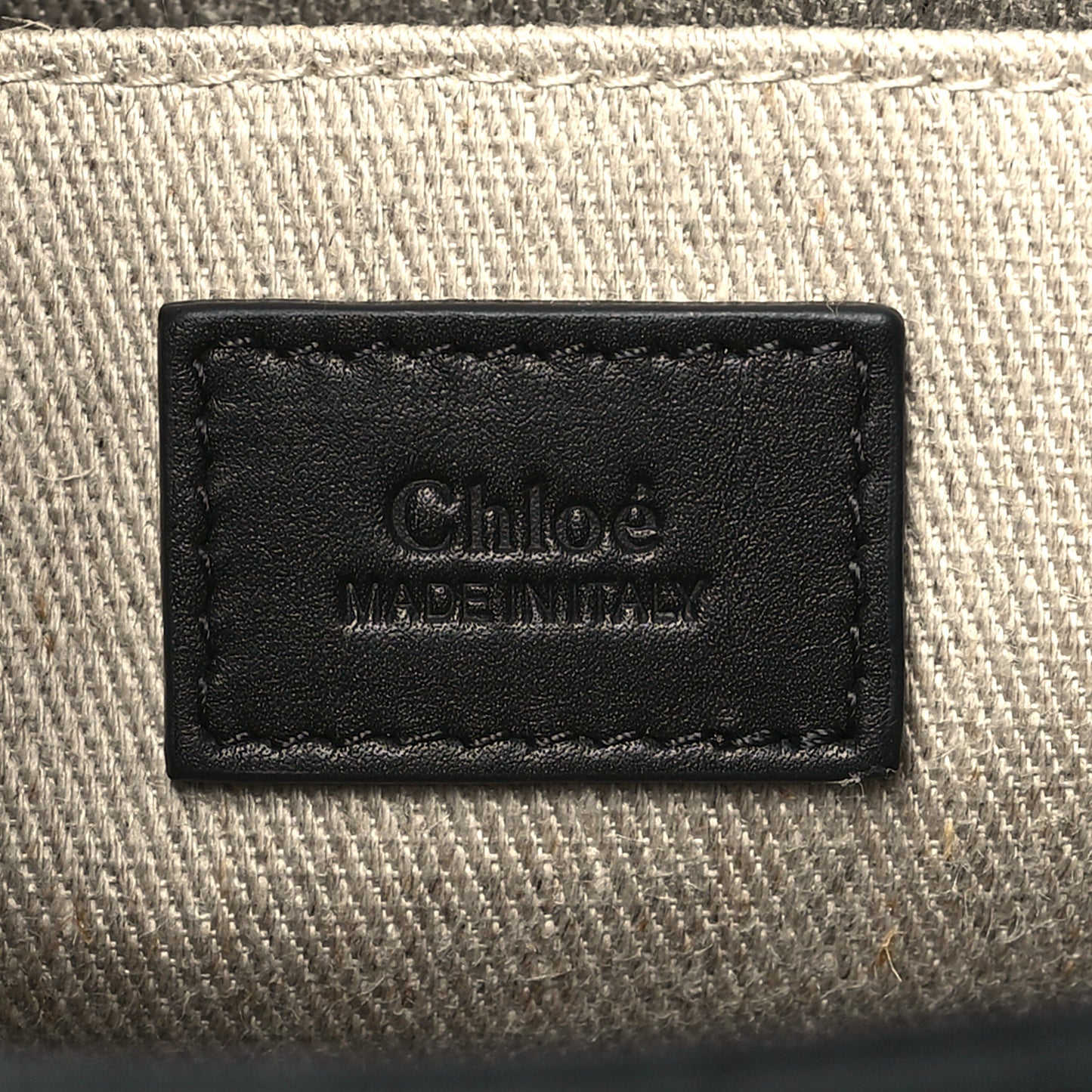 Calfskin Medium Woody Tote Black