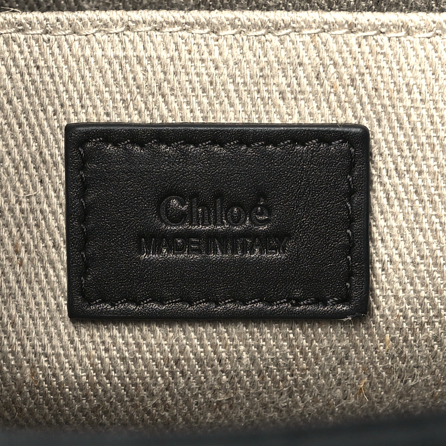 Chloe Calfskin Medium Woody Tote Black 6 of 9