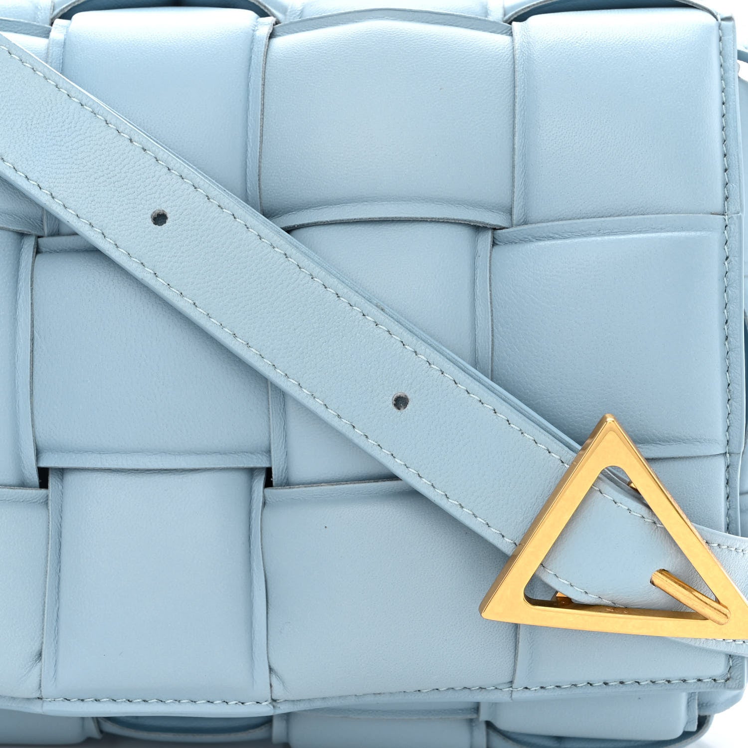 Bottega Veneta Nappa Maxi Intreccio Padded Cassette Crossbody Bag Ice 8 of 10