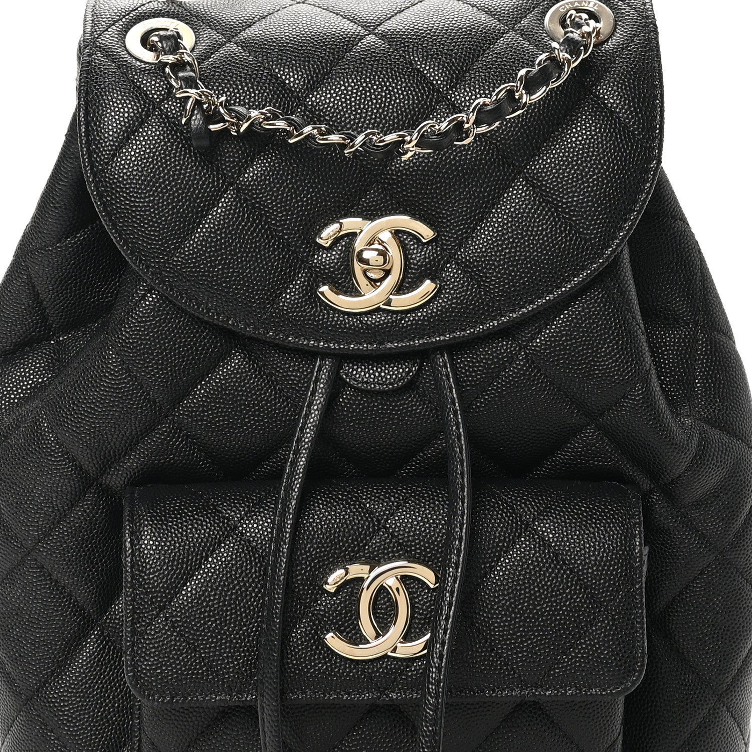 Chanel Caviar Quilted Backpack Bag Black 8 of 11