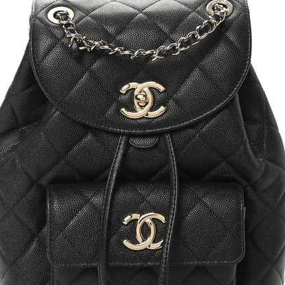 Chanel Caviar Quilted Backpack Bag Black 8 of 11