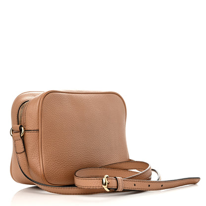 Gucci Pebbled Calfskin Small Soho Disco Bag Camelia 3 of 14
