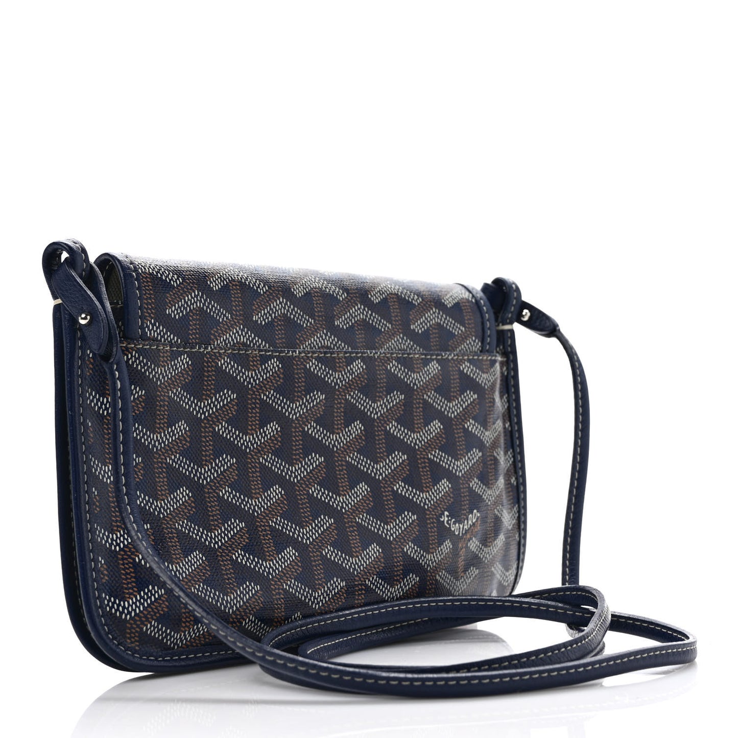 Goyardine Plumet Wallet Clutch Navy