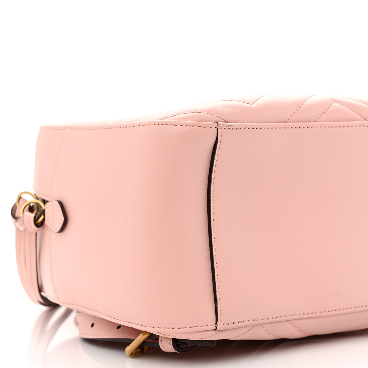 Gucci Calfskin Matelasse GG Marmont Dome Backpack Perfect Pink 9 of 11