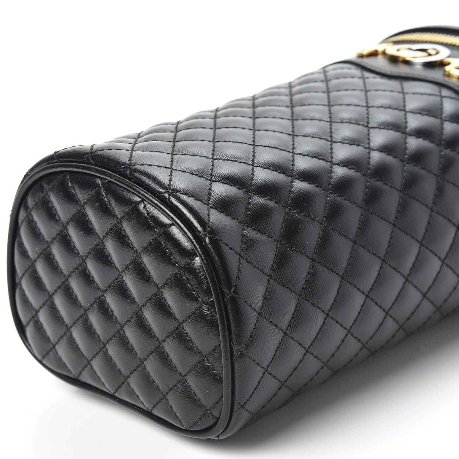 Gucci Calfskin Trapuntata Zumi Belt Bag Black 7 of 10