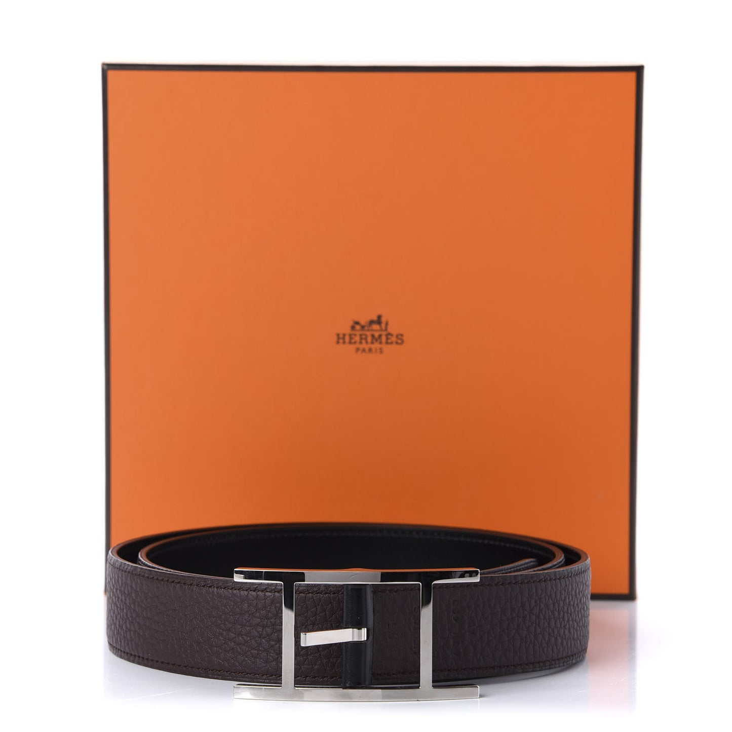 Box Togo 32mm Quentin Belt 95 Black Chocolate