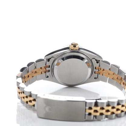 Rolex Stainless Steel 18K Yellow Gold Diamond 26mm Oyster Perpetual Datejust Watch Champagne 79173 5 of 6