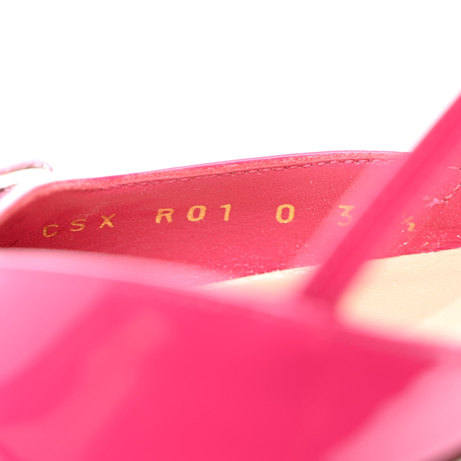 Valentino Garavani Patent Tonal Vlogo Slingback 80mm Pumps 37.5 Blossom 7 of 9