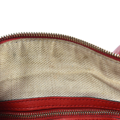 Gucci Pebbled Calfskin Medium Soho Boston Red 14 of 15