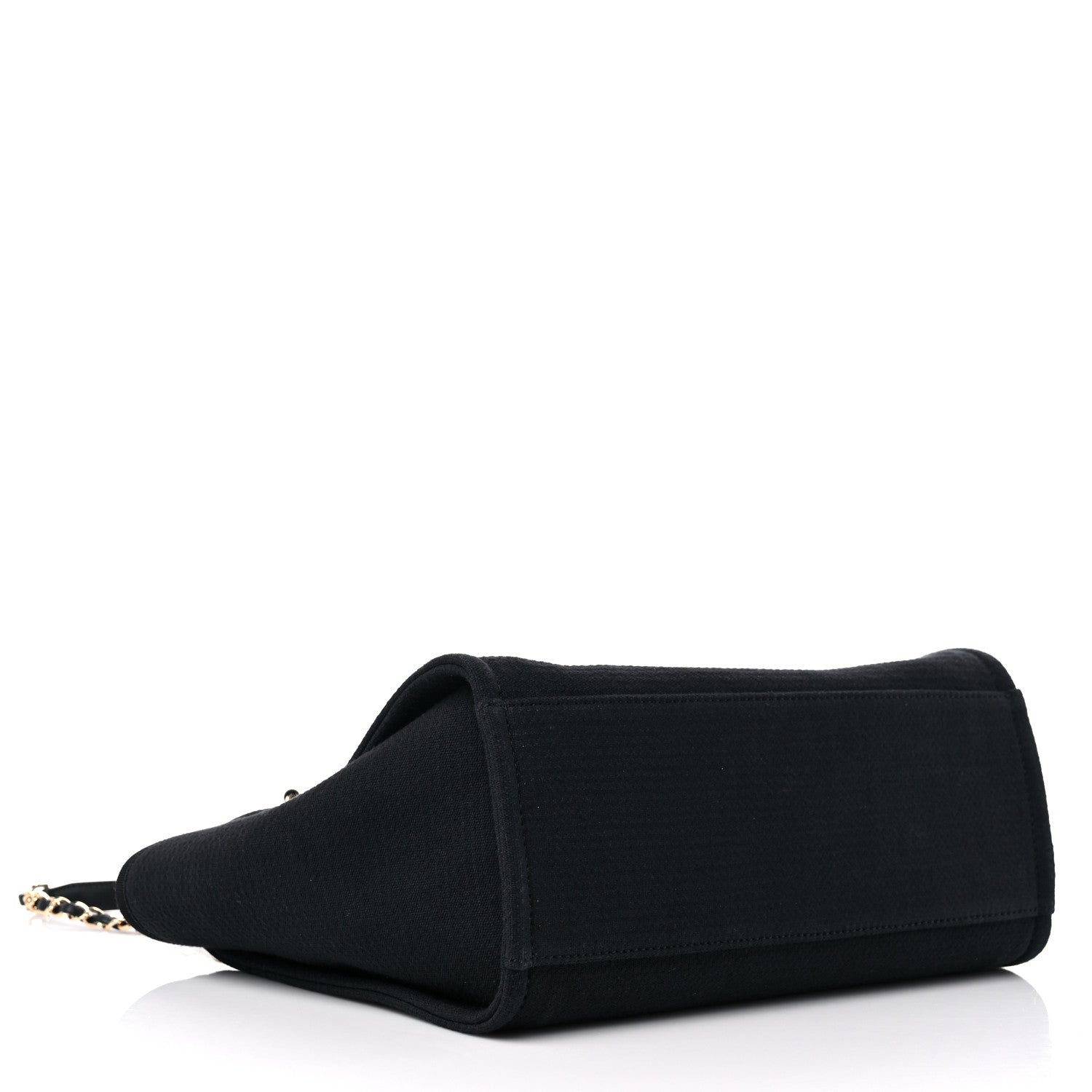 Chanel Mixed Fibers Small Deauville Tote Black 5 of 10