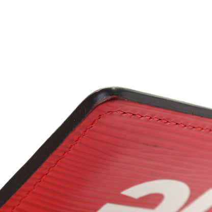 Louis Vuitton X SUPREME Epi Card Holder Red 12 of 13